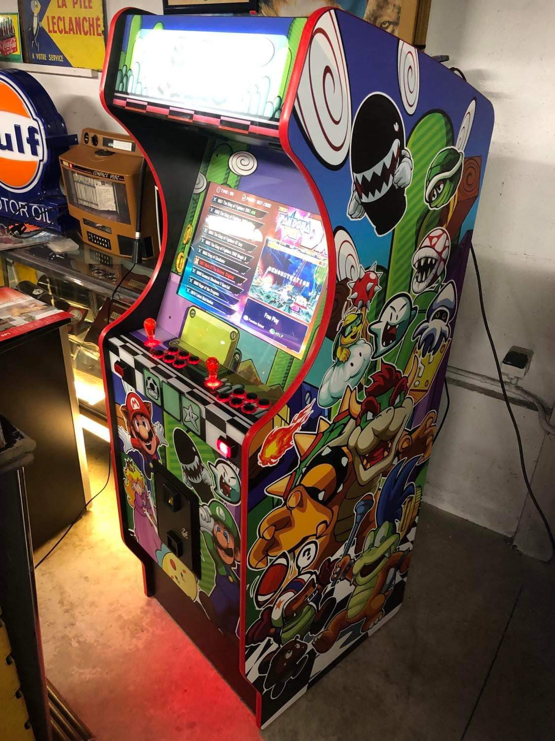 Borne arcade Super Mario 5000 jeux