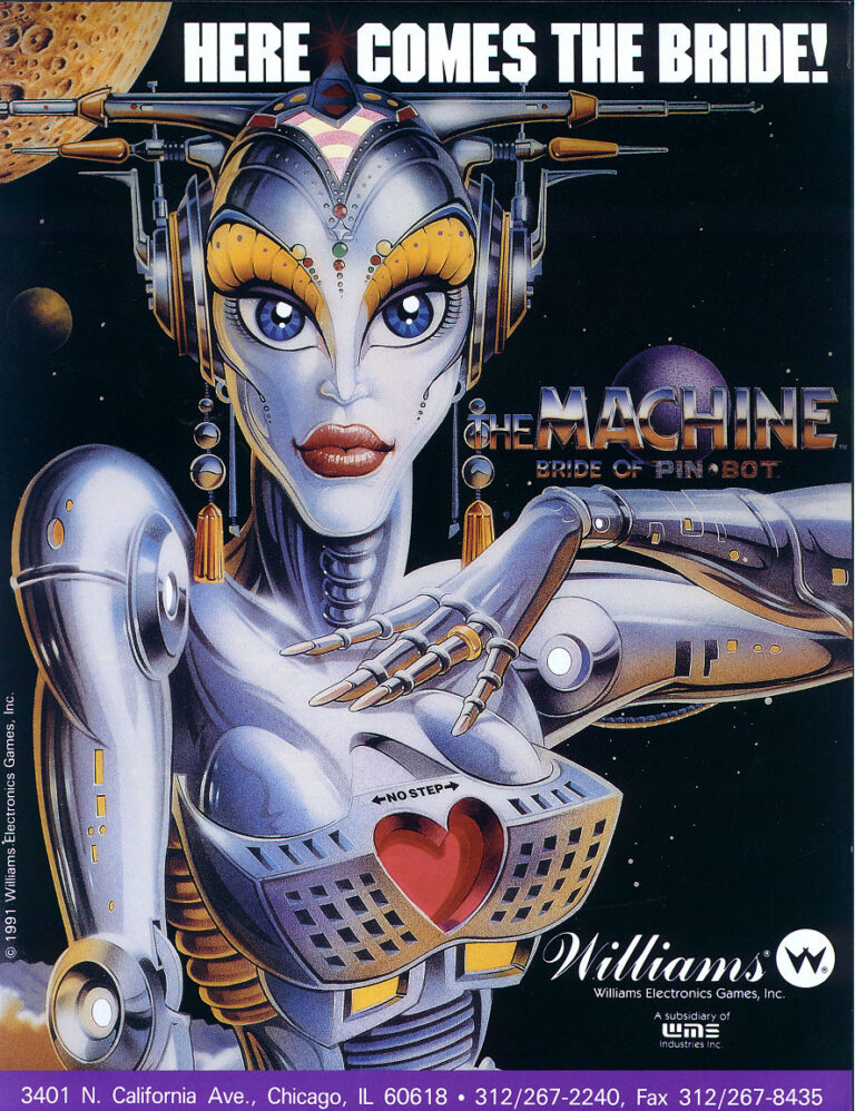 Flipper The Machine Bride Of PinBot